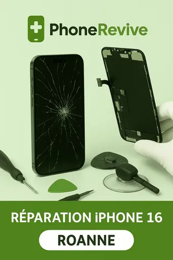 Réparation d’iPhone 16 à Roanne : un service rapide, fiable et de proximité, Roanne, PHONE REVIVE